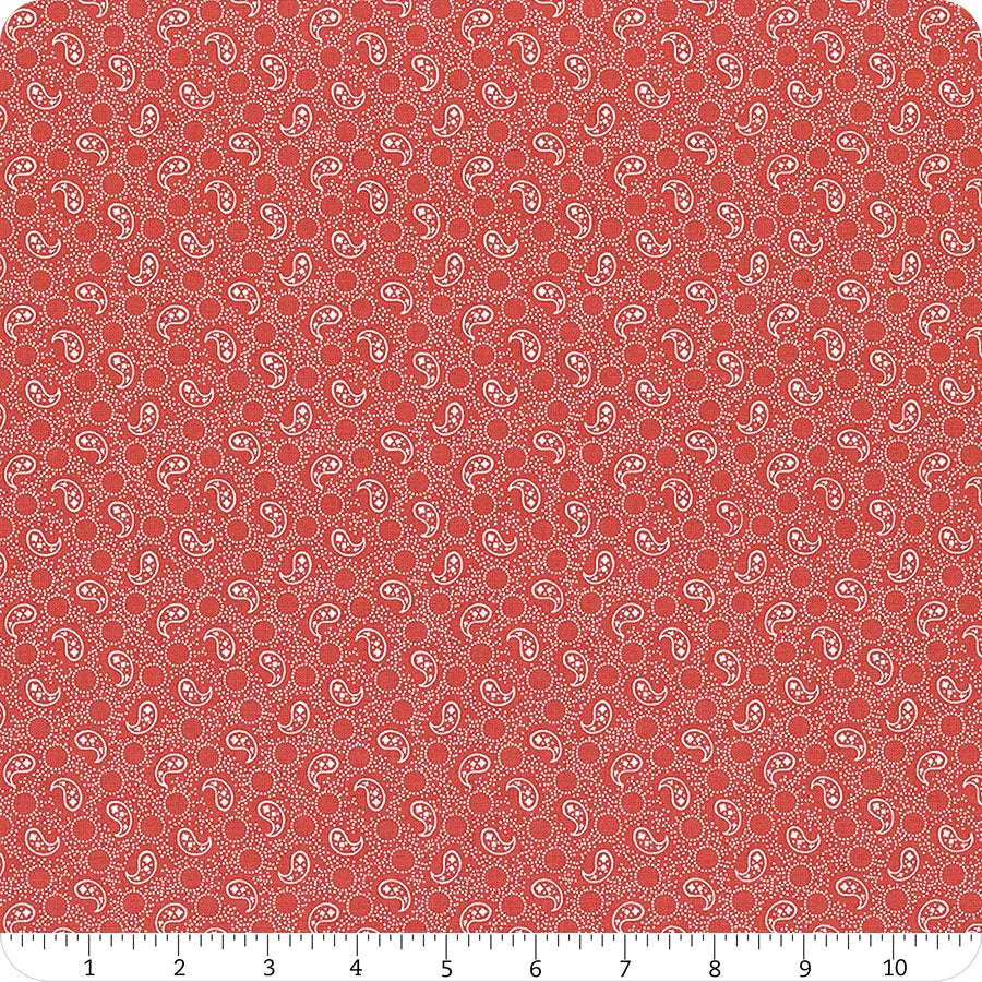 Roselyn Cranberry Paisley Yardage SKU# 14915-14