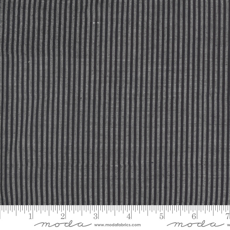 Low Volume Moda Wovens by Jen Kingwell for Moda Low Volume Stripe Charcoal