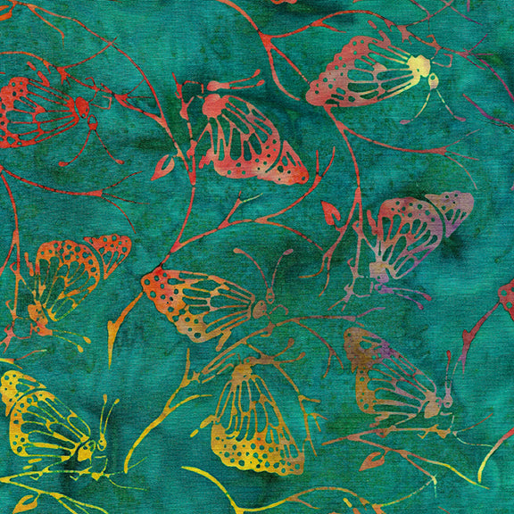 Island Batik -Flutter Fly- Monarch-Sherbet 112108868