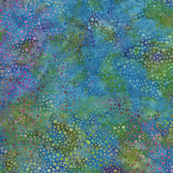 Island Batik -Proud Peacock- Mini Dot-Sea Mist 112138840