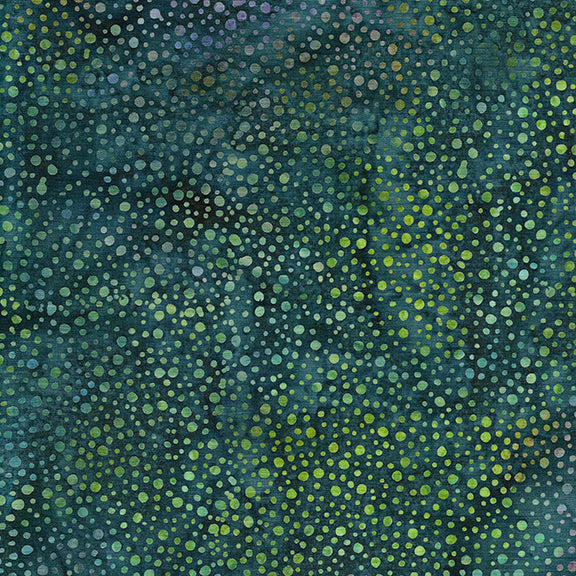 Island Batik -Peacock Plumes- Mini Dot-Baja 112138864