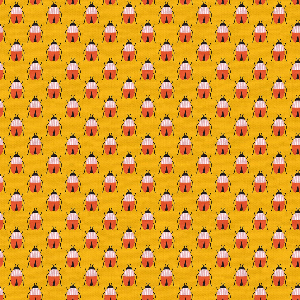 Bugs & Butterflies Beetles Yellow/Red