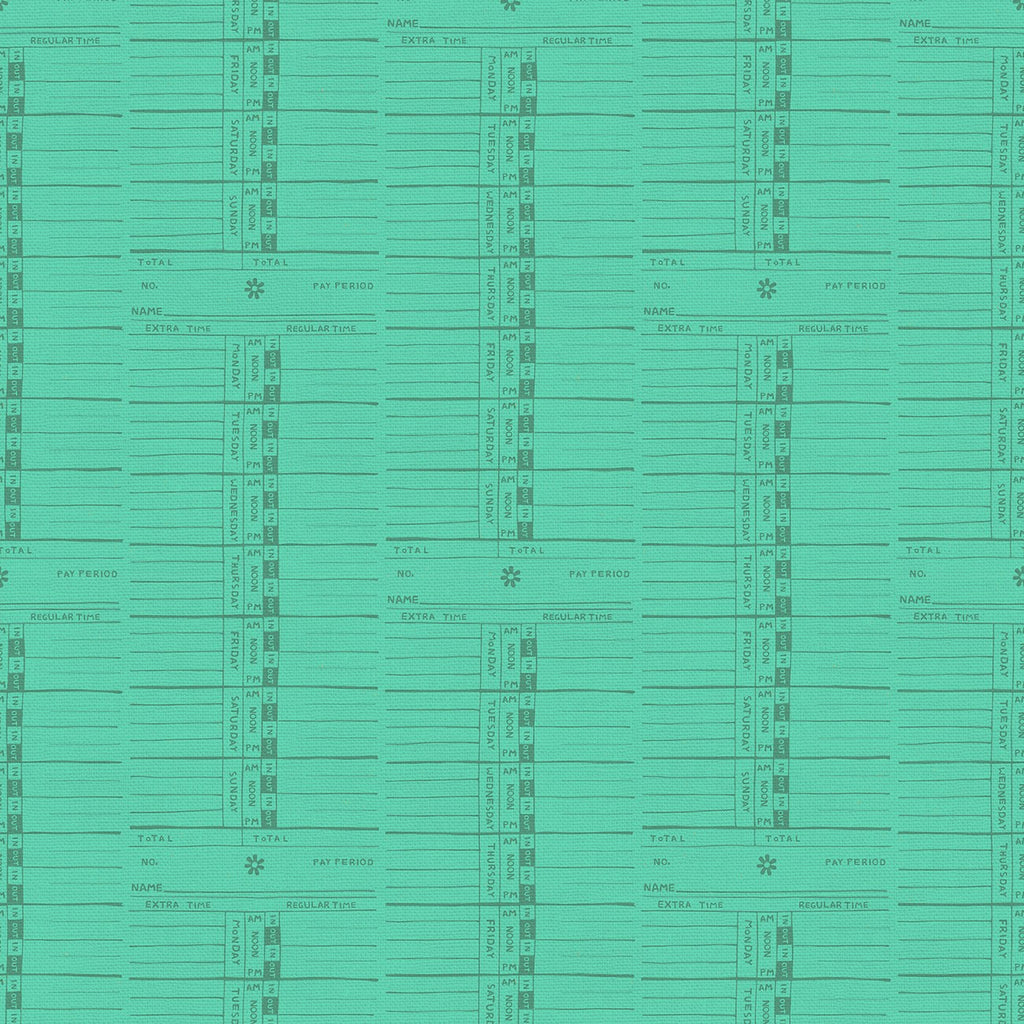 9 To 5 Punch In Teal