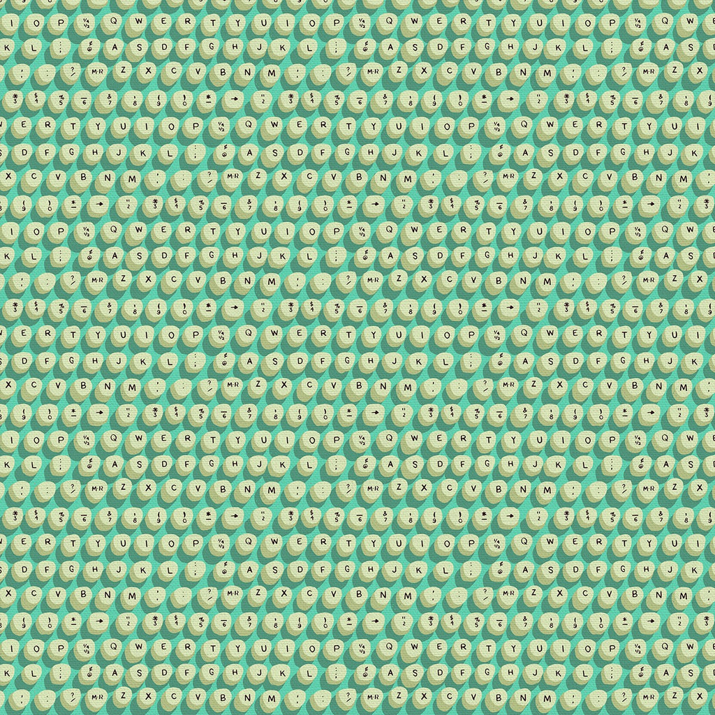 9 To 5 Keys Teal/Cream