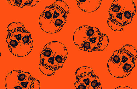 Drop Dead Gorgeous - Skulls in Orange
