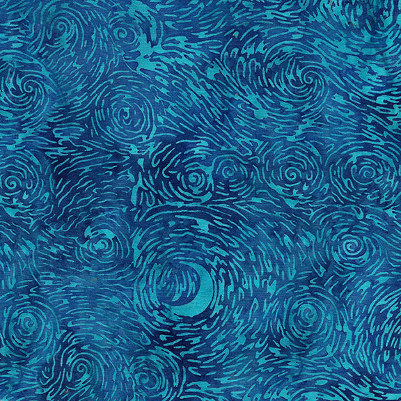 Island Batik -Starry Night- Starry Night-Aquamarine 122002551
