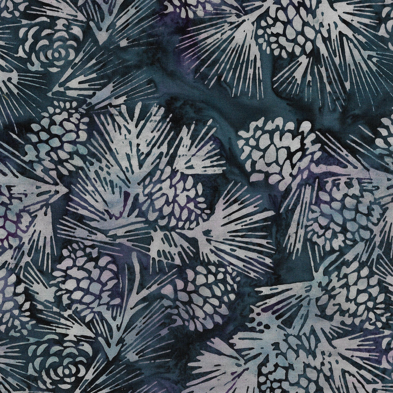 Island Batik -Plum Pudding- 122013486 Pinecone Dark Iris