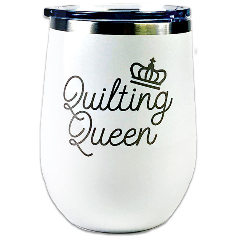 Tumbler White Quilting Queen