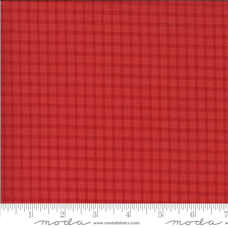 Roselyn Gingham Cranberry Yardage SKU# 14918-14