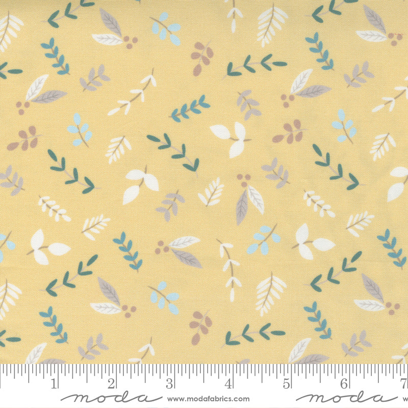 Little Ducklings - Leaves on Mustard 25102 16