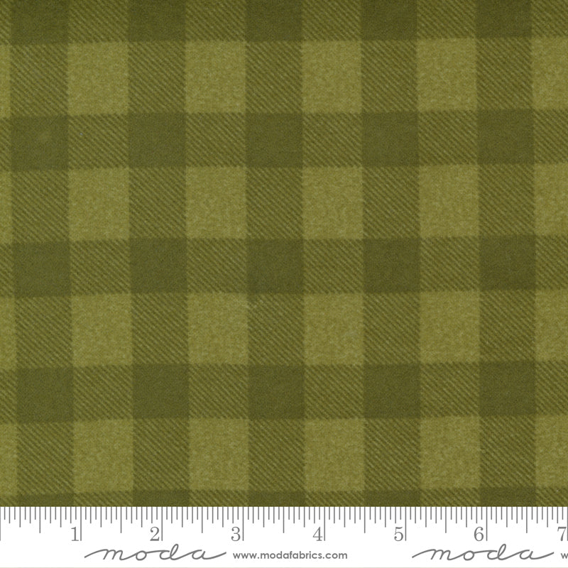 Yuletide Gatherings Flannels Holly Large Buffalo Plaid Yardage SKU# 49144-13F - 7 yards