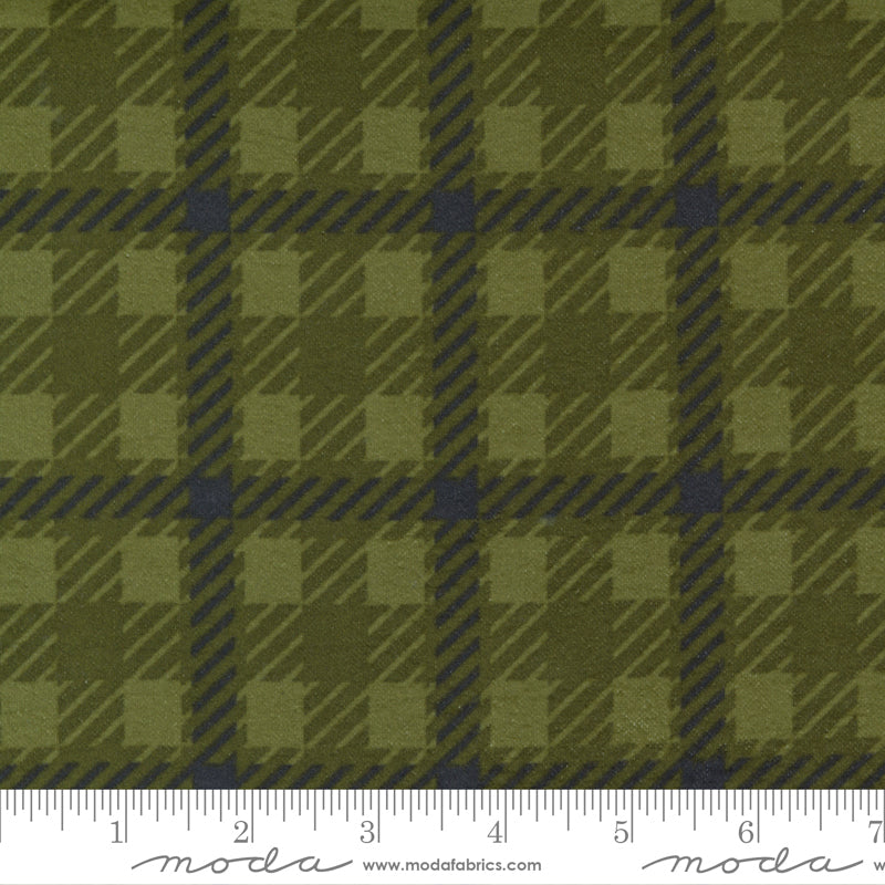 Yuletide Gatherings Flannels Holly Scottish Plaid Yardage SKU# 49146-13F - (Sold Out)