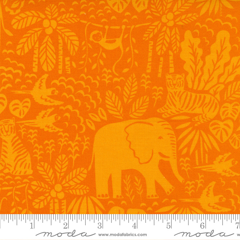 Moda Jungle Paradise -Jungle Scene- Orange