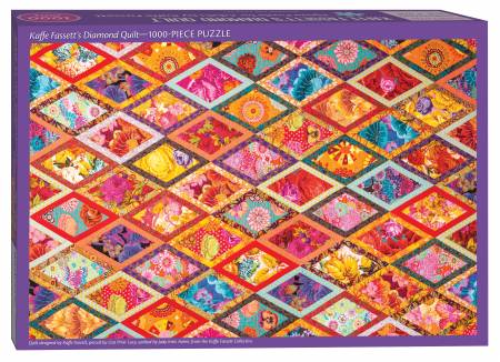 Kaffe Fassett Diamond Quilt Puzzle