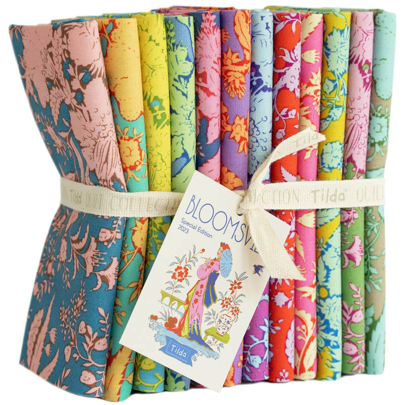 BLOOMSVILLE  ABLOOM- FAT QUARTER BUNDLE 12 fabrics - TIL300163 REMOVE