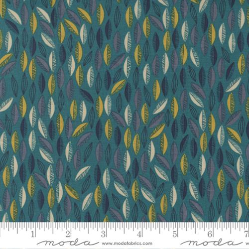 Songbook A New Page Dark Teal 45557 20 Moda #1 - Cascade Blenders Leaf