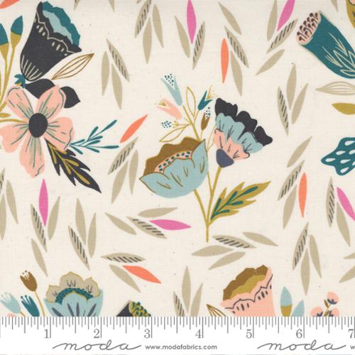 Songbook A New Page Unbleached 45552 11 Moda #1 Overjoyed Large Floral