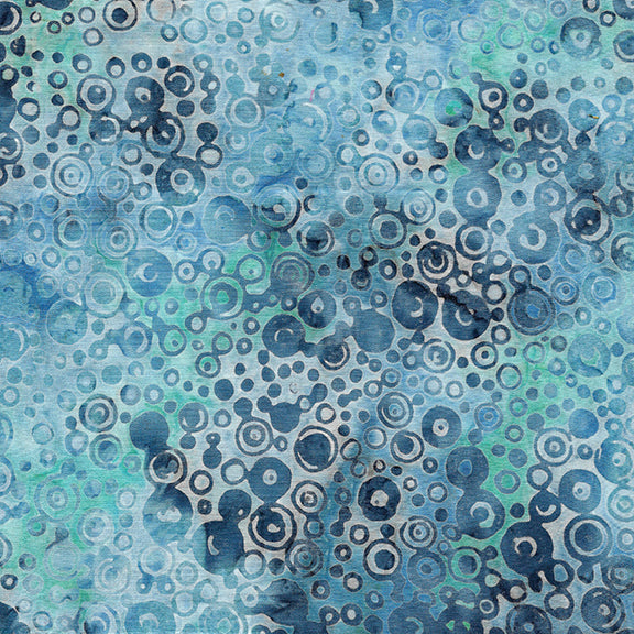 Island Batik -Mystery- Circles-Cool Waters 522001855