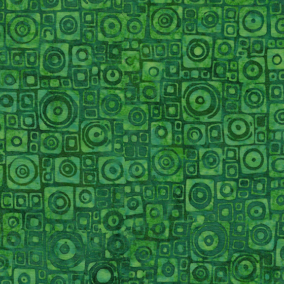 Island Batik -Melody- Square Circle-Mint 522002602