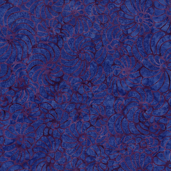 Island Batik -Mystery- Scrolling-Blueberry 522005565