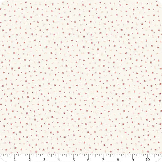 Roselyn Cream and Rose Tiny Calico Yardage SKU# 14916-21