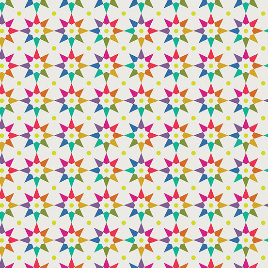Alison Glass Art Theory - Rainbow Star A-9703-L - Color Day by Andover Fabrics