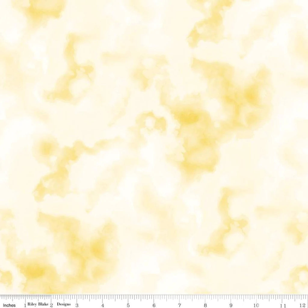 Tie Dye Tonal CD11231 Yellow - Riley Blake Designs