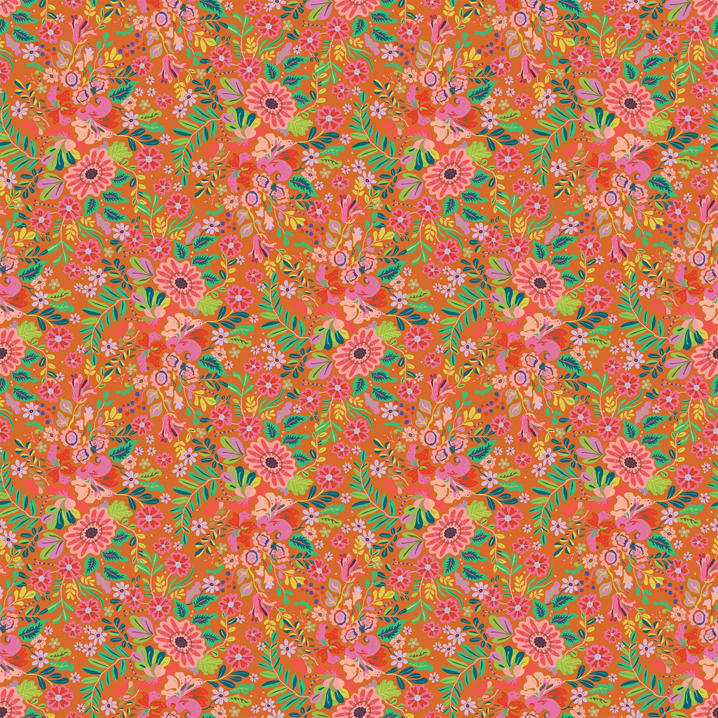 Kindred Sketches Kinfolk Floral - Mandarin 90526-56