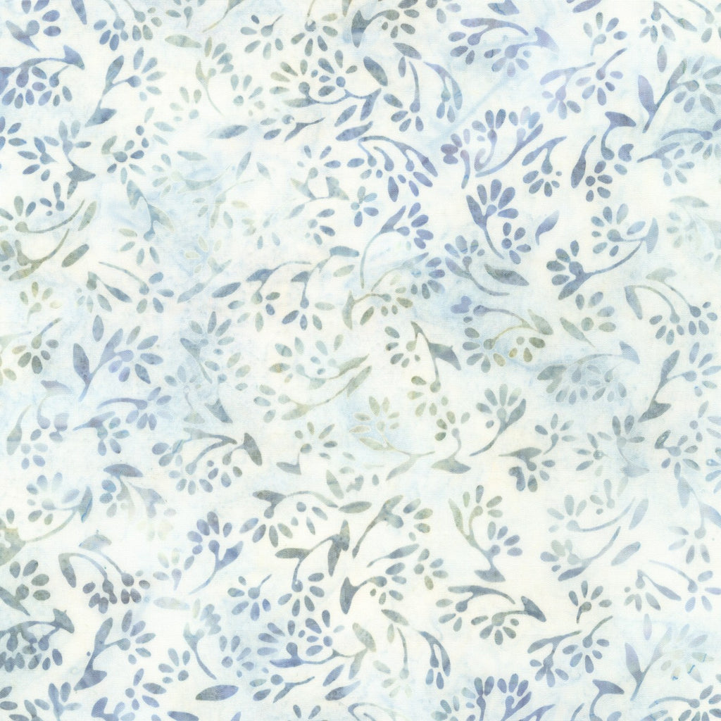 Flowers Dove Batik -Pastel Petals- AMD-21448-412 for Robert Kaufman