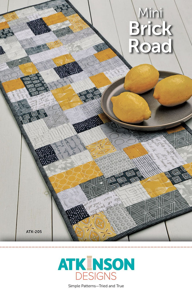 Mini Brick Road Quilt Pattern by Terry Atkinson for Atkinson Designs