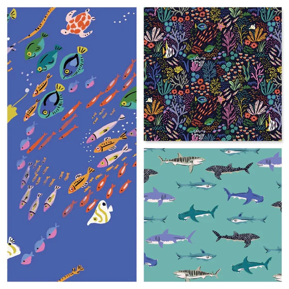 Aquatic Paradise Bundle by Dashwood - 8 fabrics