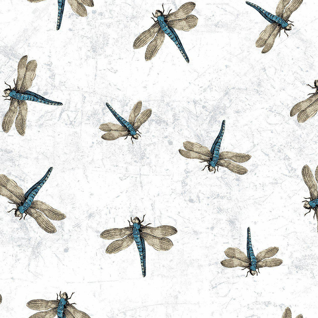 Botanical Journals - Dragonflies White