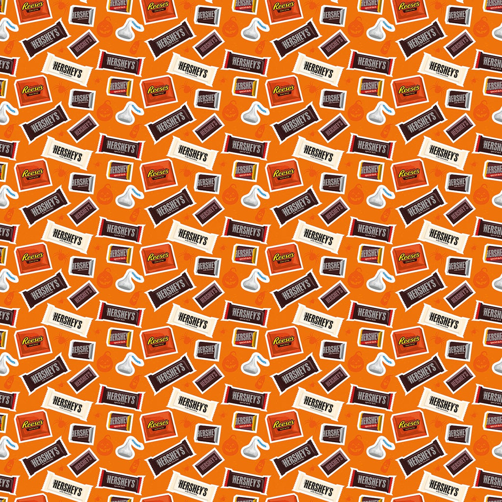 Riley Blake - Hershey Halloween Candy Toss Orange