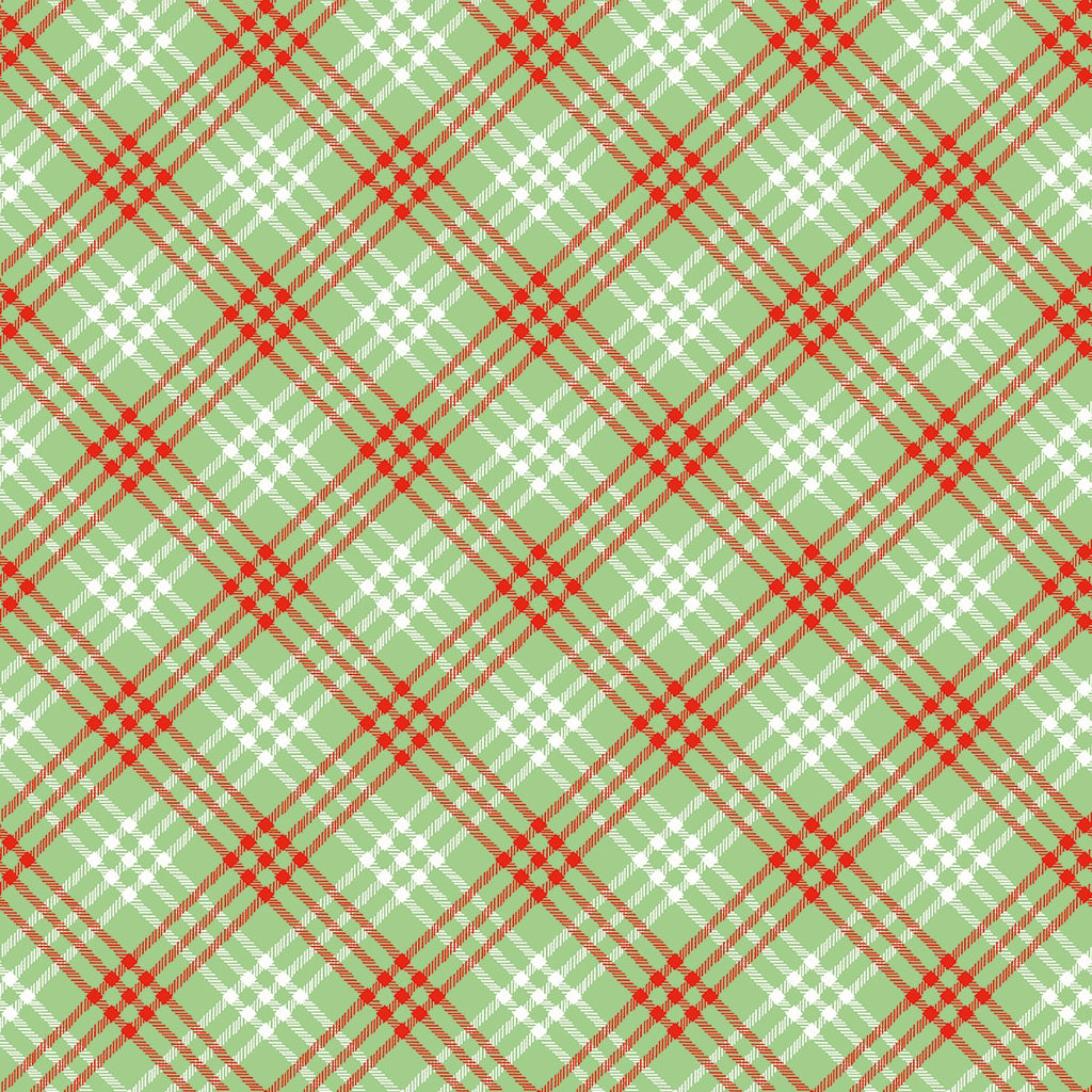 Christmas Joy Plaid Green