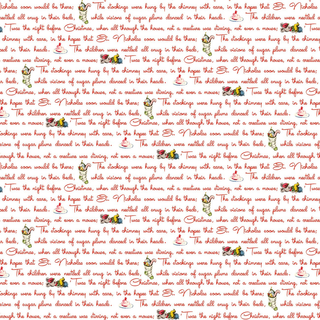 Christmas Joy Text White