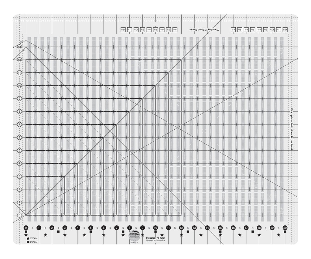 Creative Grids Stripology XL Ruler GE Designs