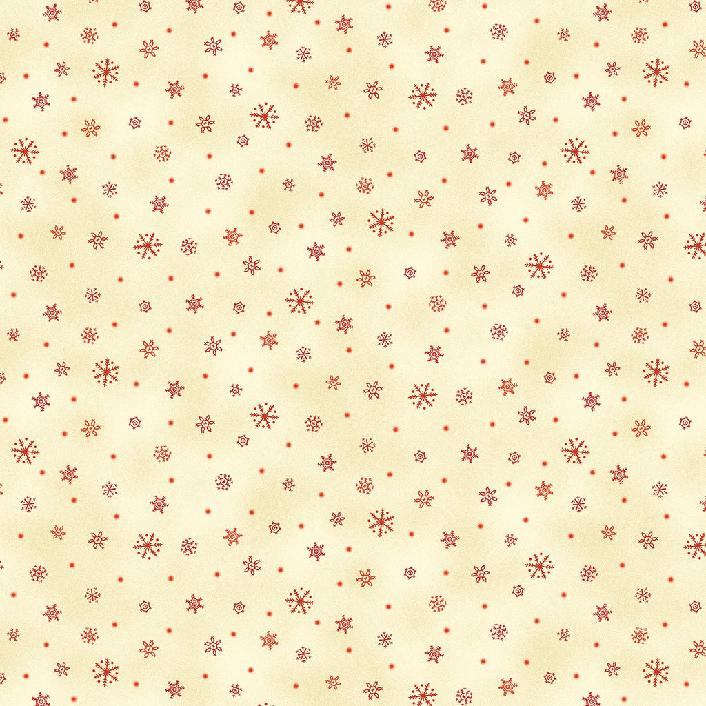 Michael Miller Cream Snowflakes