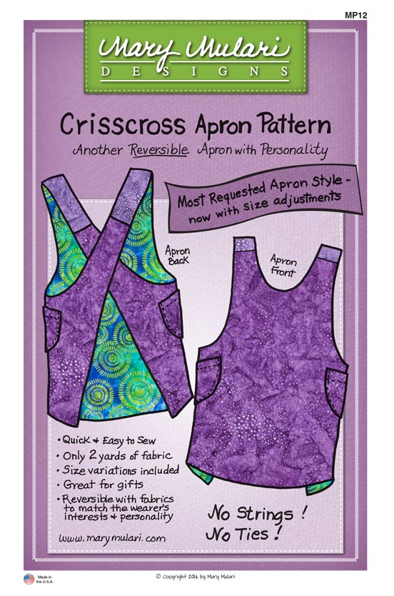 CrissCross Apron Pattern by Mary Mulari