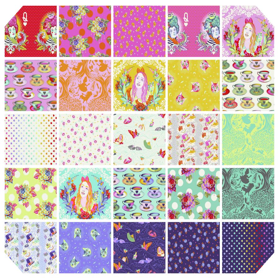 FreeSpirit Fabrics - Checkmate Quilt Kit - Featuring Curiouser & Curiouser by Tula Pink