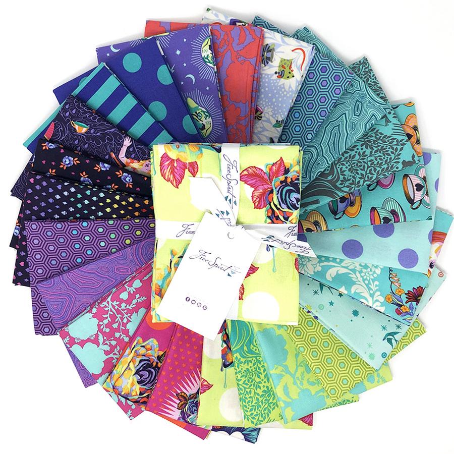 Tula Pink Curiouser & Curiouser Fat Quarter Bundle - Daydream