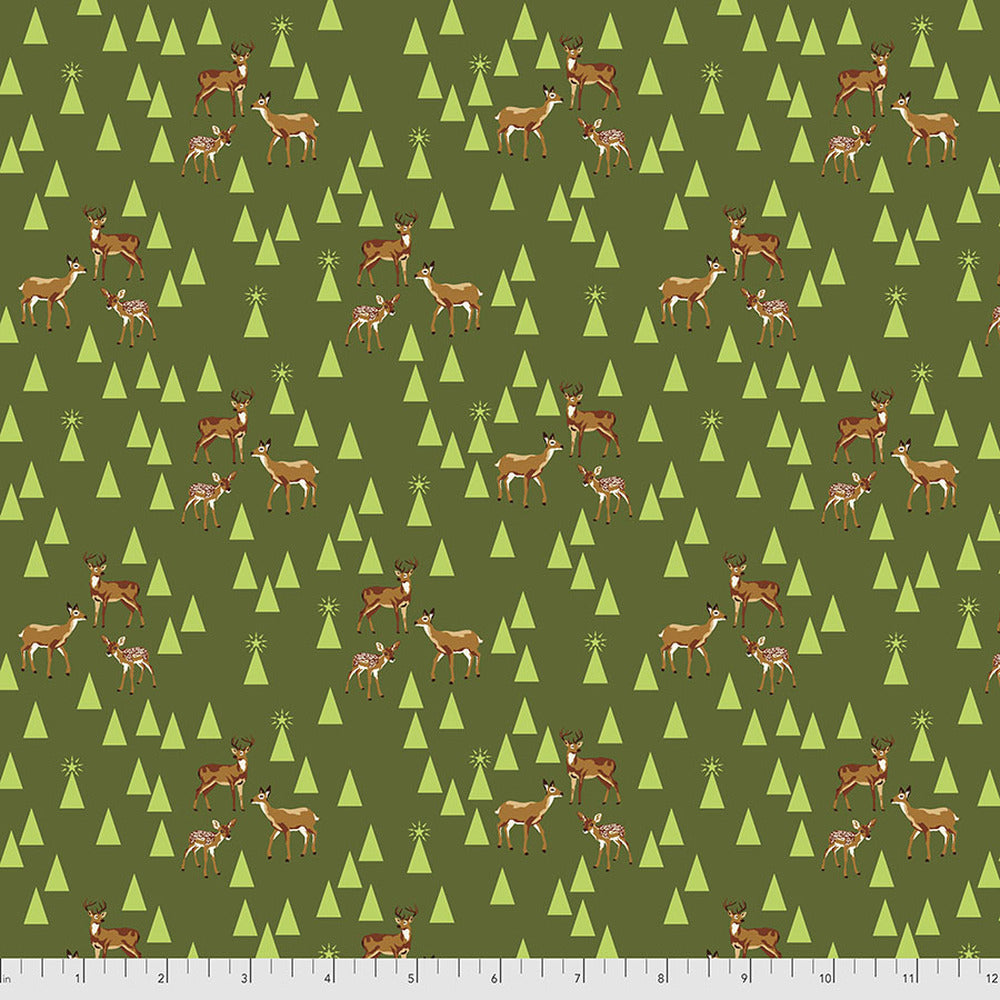 Holiday Homies Pine Fresh Road Trip Flannel Yardage SKU# FNTP003-PINEFRESH