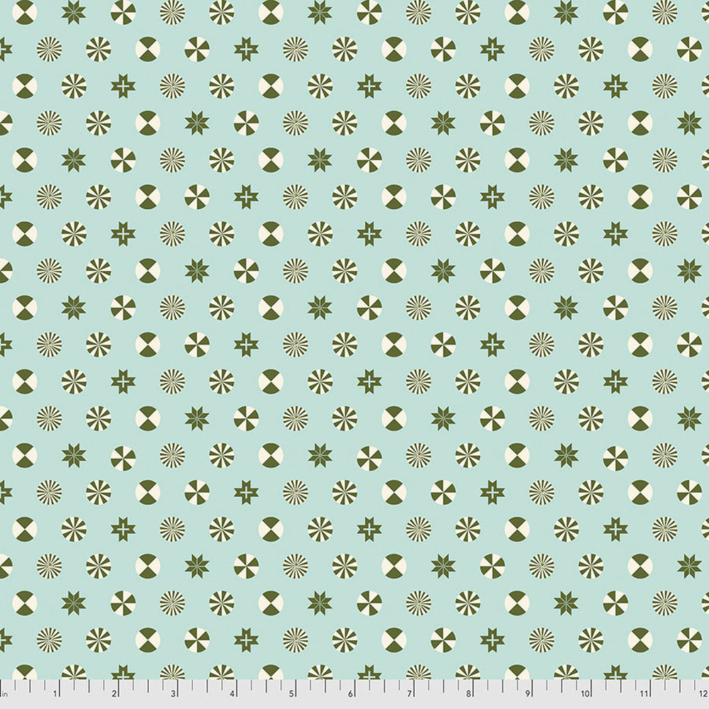 Holiday Homies Pine Fresh Peppermint Stars Flannel Yardage SKU# FNTP005-PINEFRESH