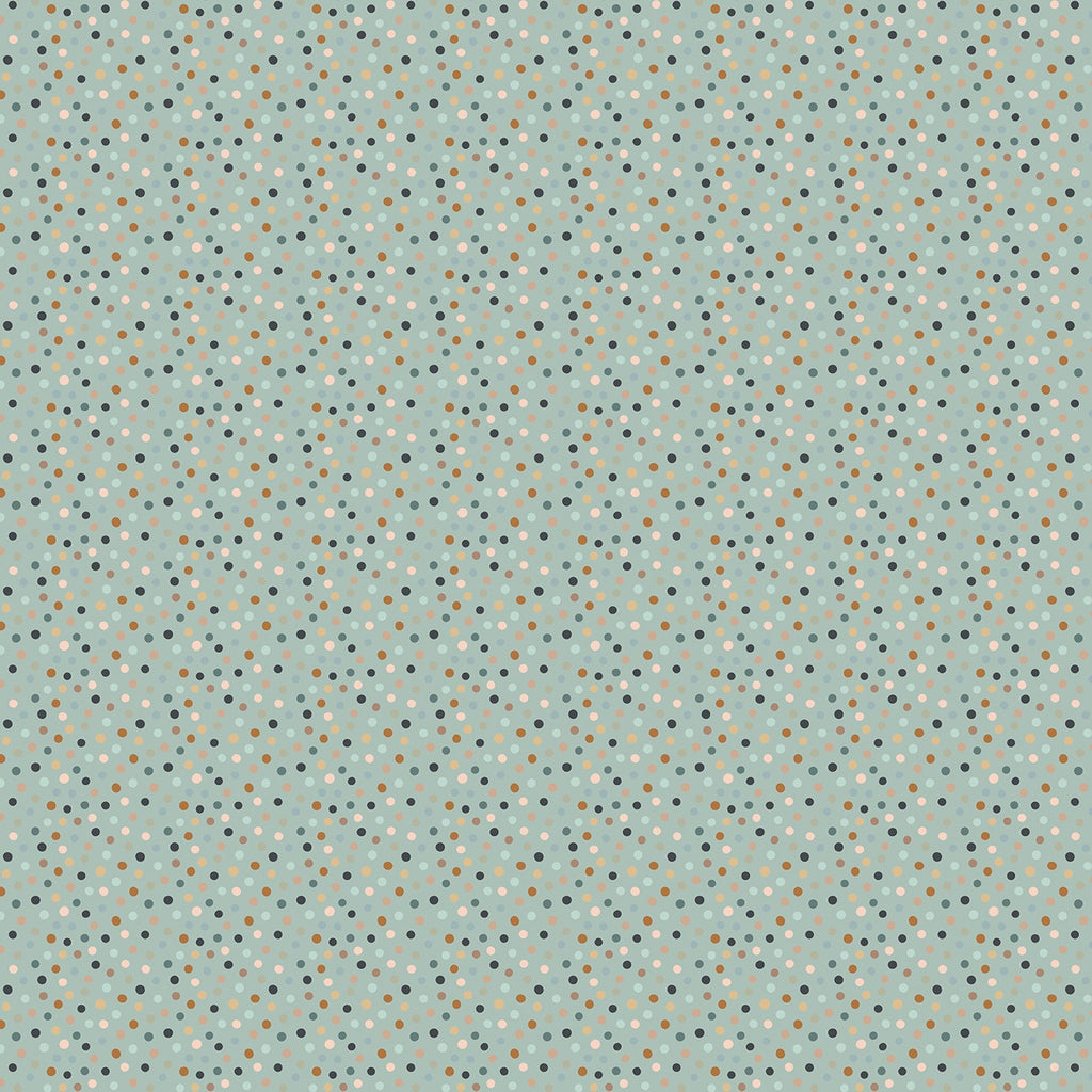 Poppie Cotton House and Home - Green Dotty