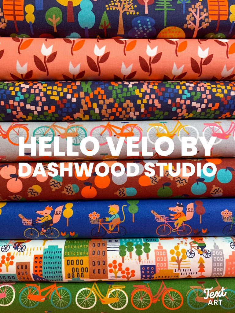 Dashwood Studio Hello Velo - One Yard Bundle - 8 fabrics