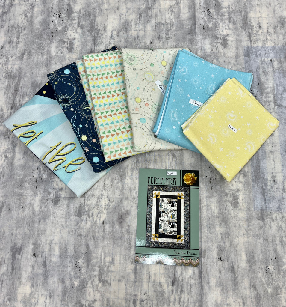 Fernanda Quilt Kit with Star Bright Fabrics