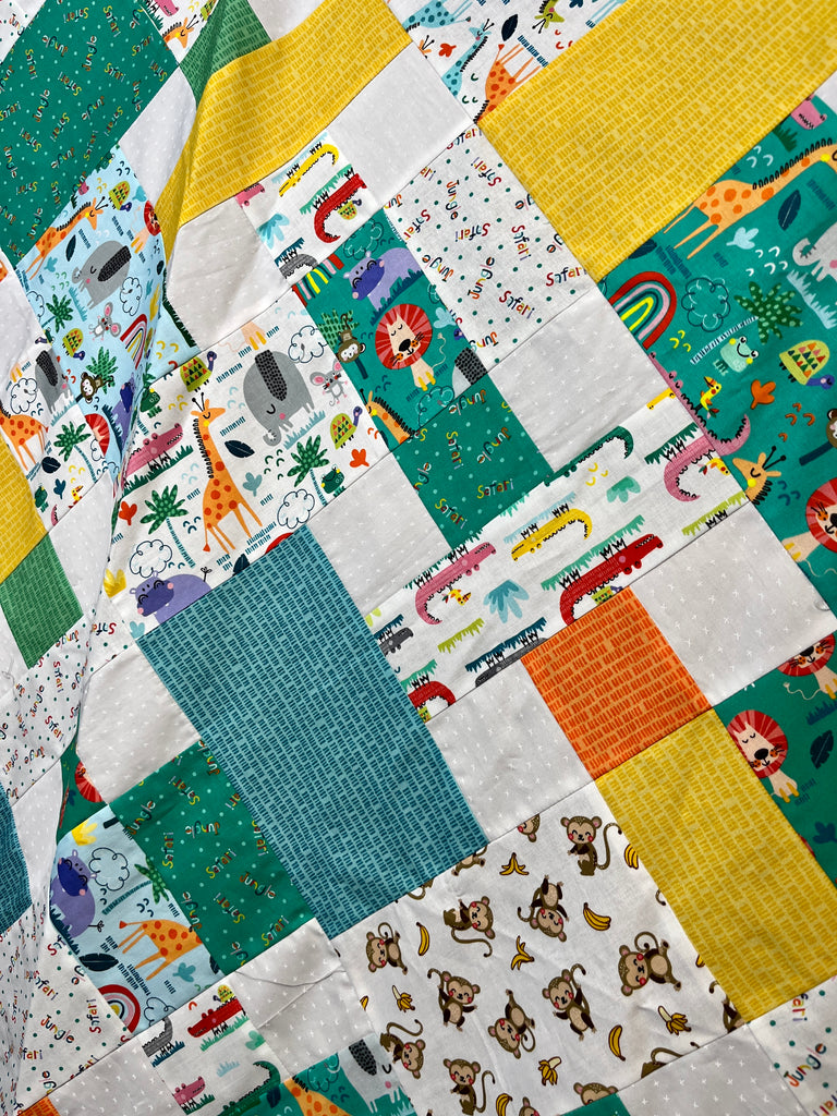 Picnic Baby Quilt - Jungle Safari