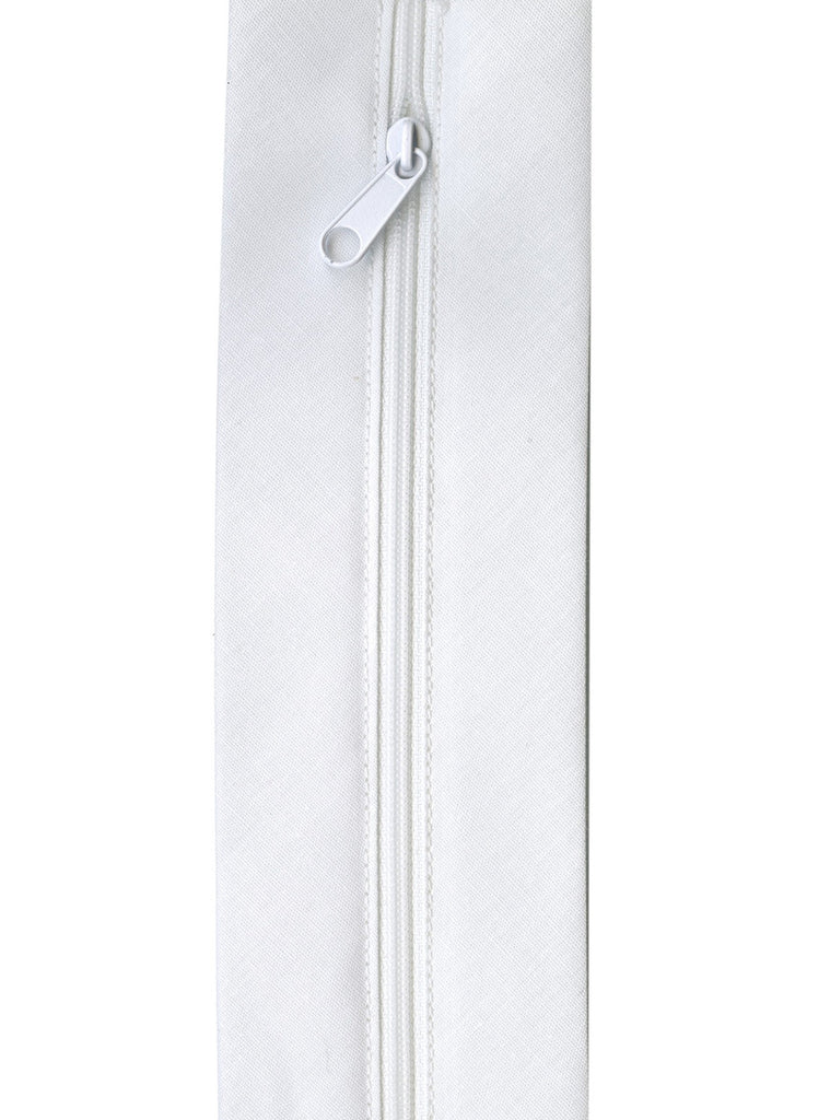 Zippity-Do-Done 18in Zipper With Pull White