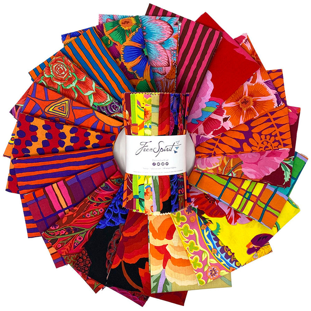 Free Spirit Fabrics August 2022 Kaffe Fassett Collective Precuts - 6 inch Design ROLL - Warm