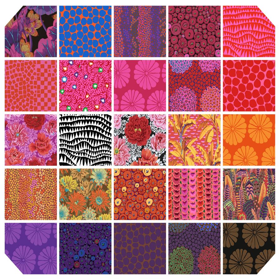 Kaffe Fassett Collective Spring February 2021 Hot - 2.5” Design Roll