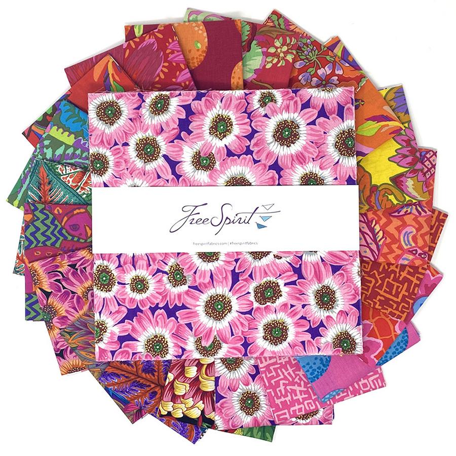 Kaffe Fassett Collective August Fall 2021 Bright 10" Squares Layer Cake
